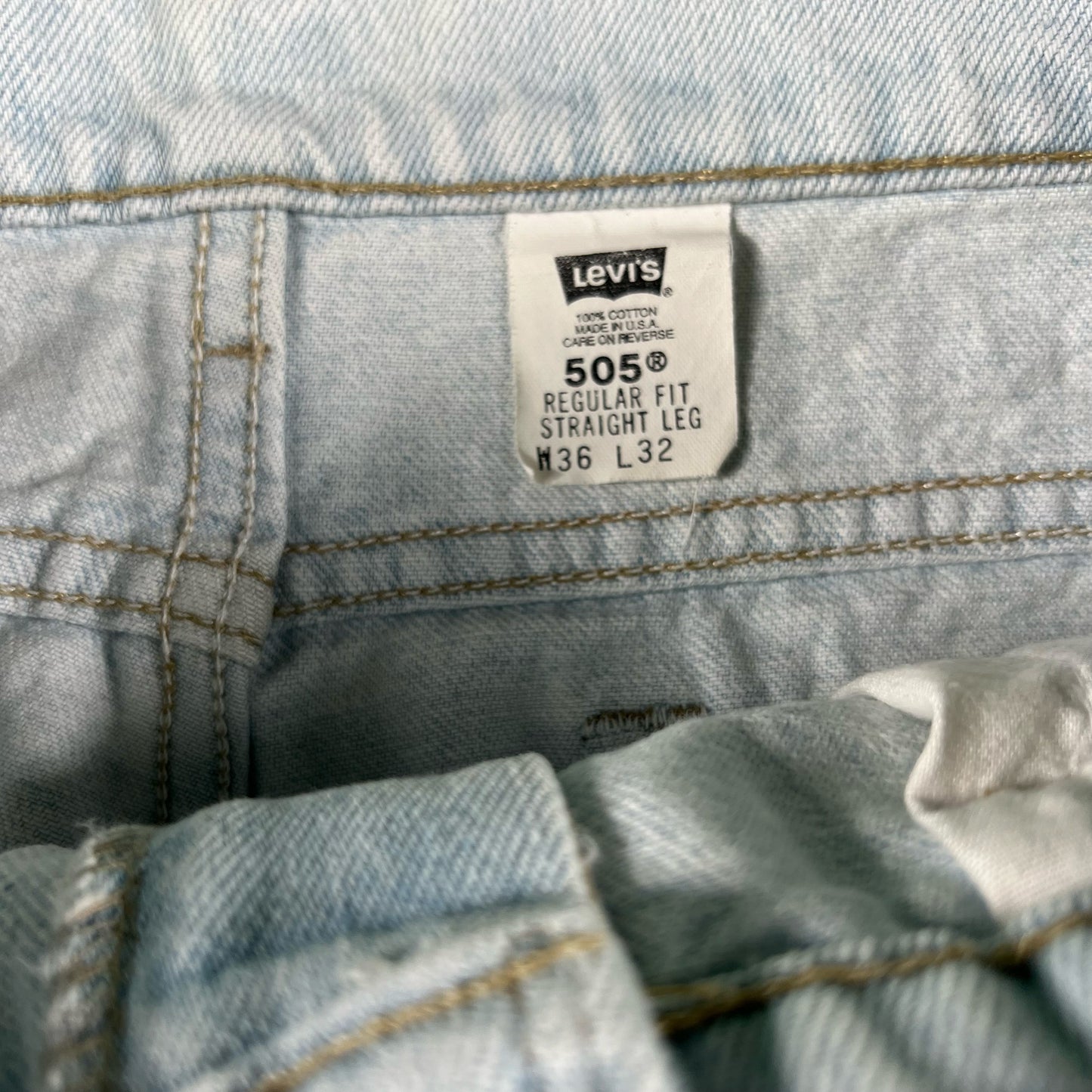 90s Chopped Levi's 505s Jorts- 35x11