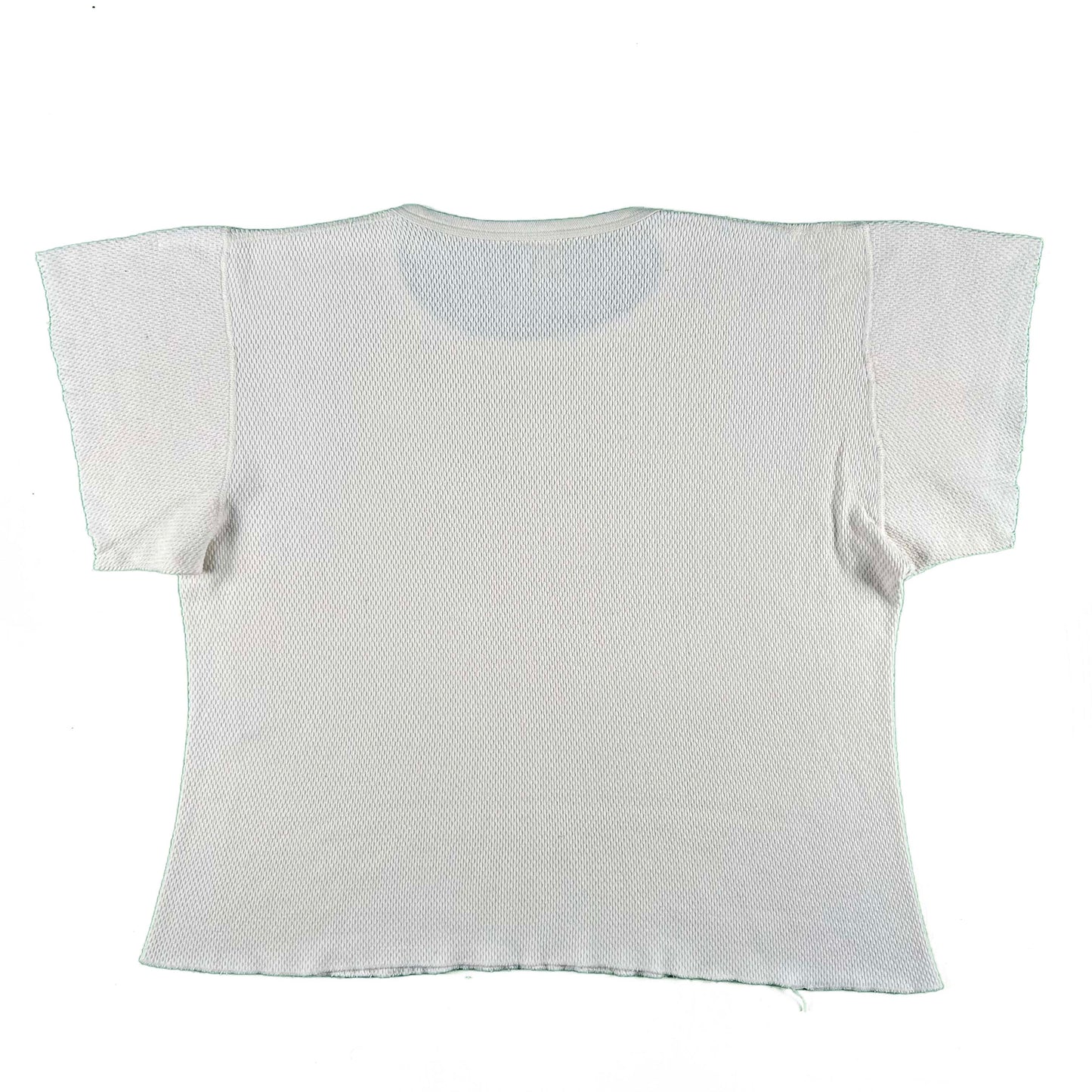 80s Big Short Sleeve Waffle Knit Thermal- XXL