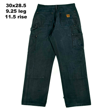 Carhartt Black Double Knees- SELECT PAIR