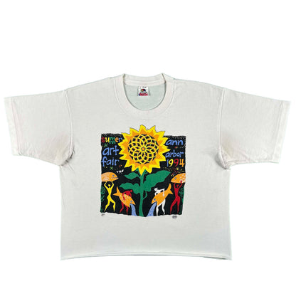 90s Ann Arbor Summer Art Fair Crop Tee- M