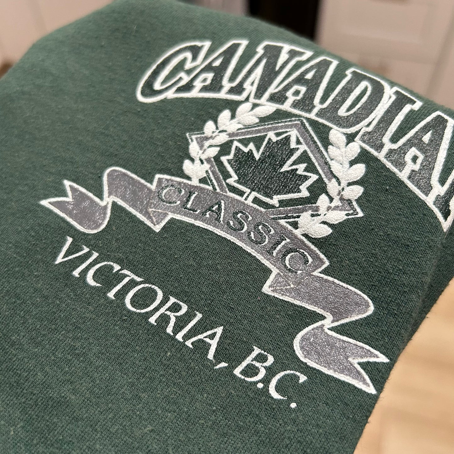 90s Sun Faded Victoria BC Tee- L