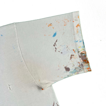 90s Banana Republic Map Painter's Tee- L