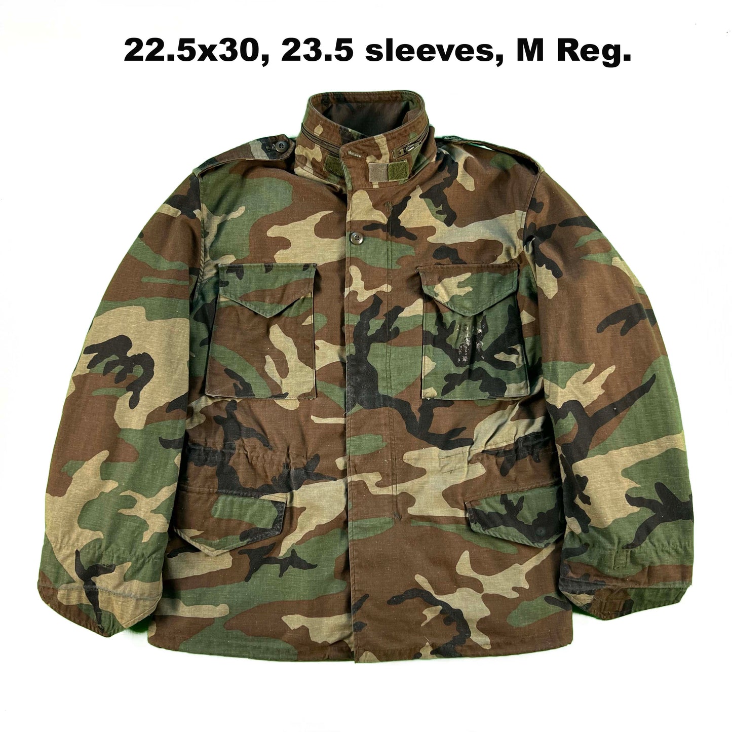 80s Woodland Camo M65 Army Field Jackets- SELECT JACKET