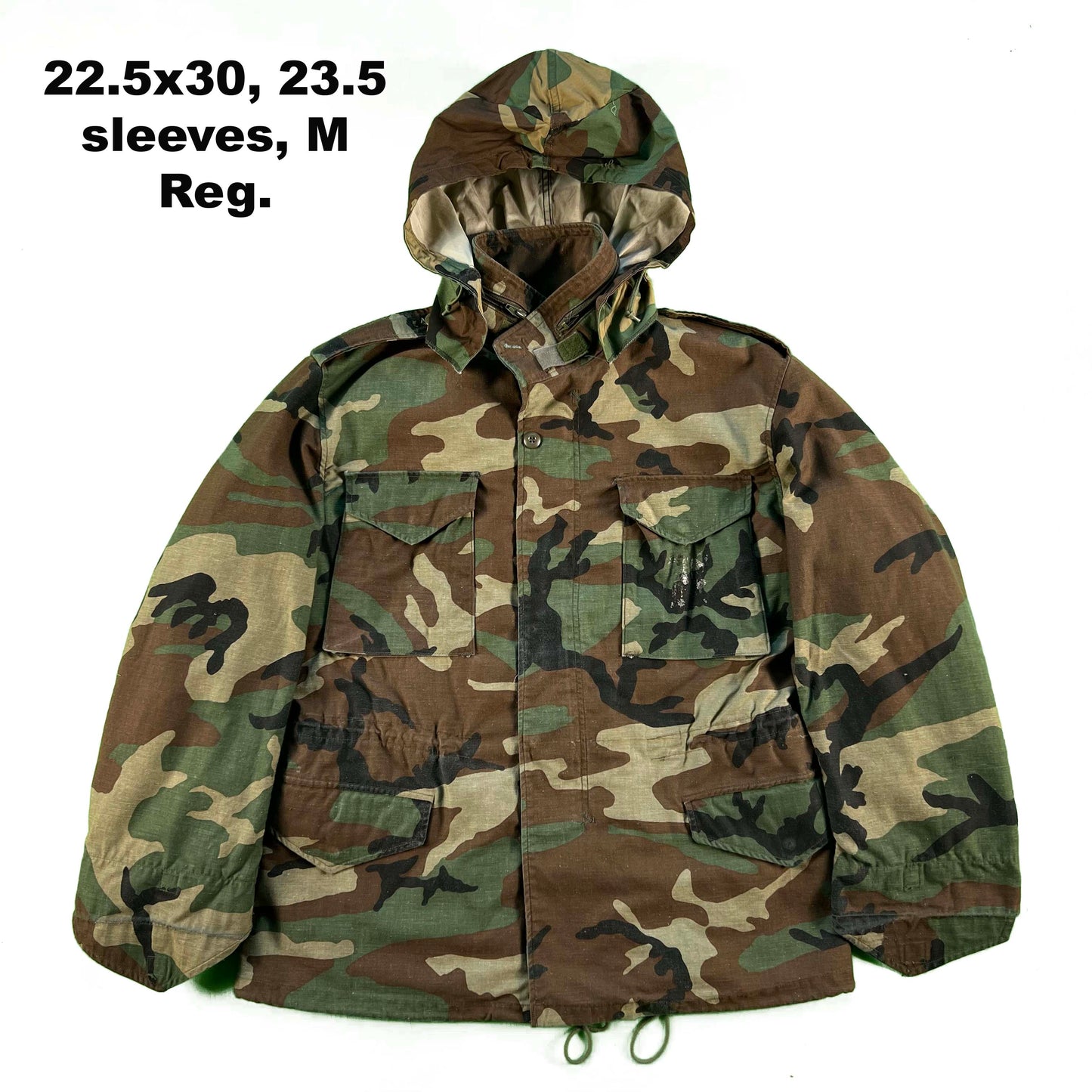 80s Woodland Camo M65 Army Field Jackets- SELECT JACKET