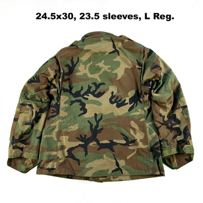 80s Woodland Camo M65 Army Field Jackets- SELECT JACKET