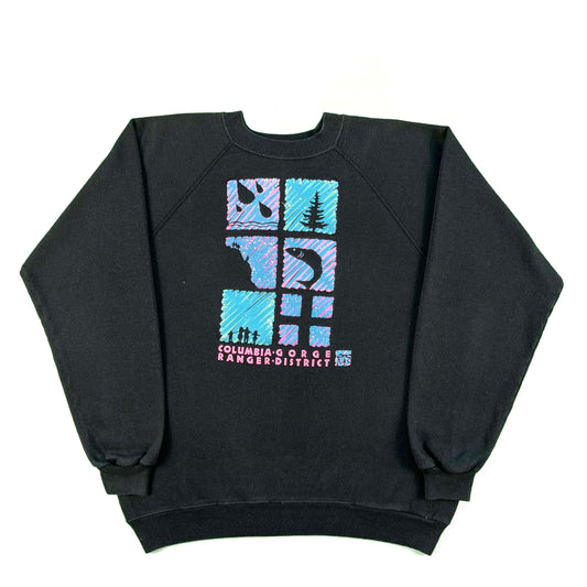 80s Columbia Gorge Ranger District Sweatshirt- L