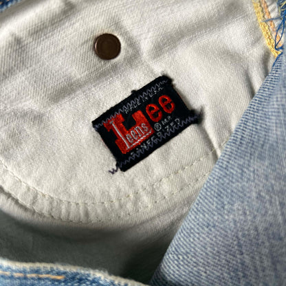 60s Lee Repaired Heart Denim Shorts- 30x3
