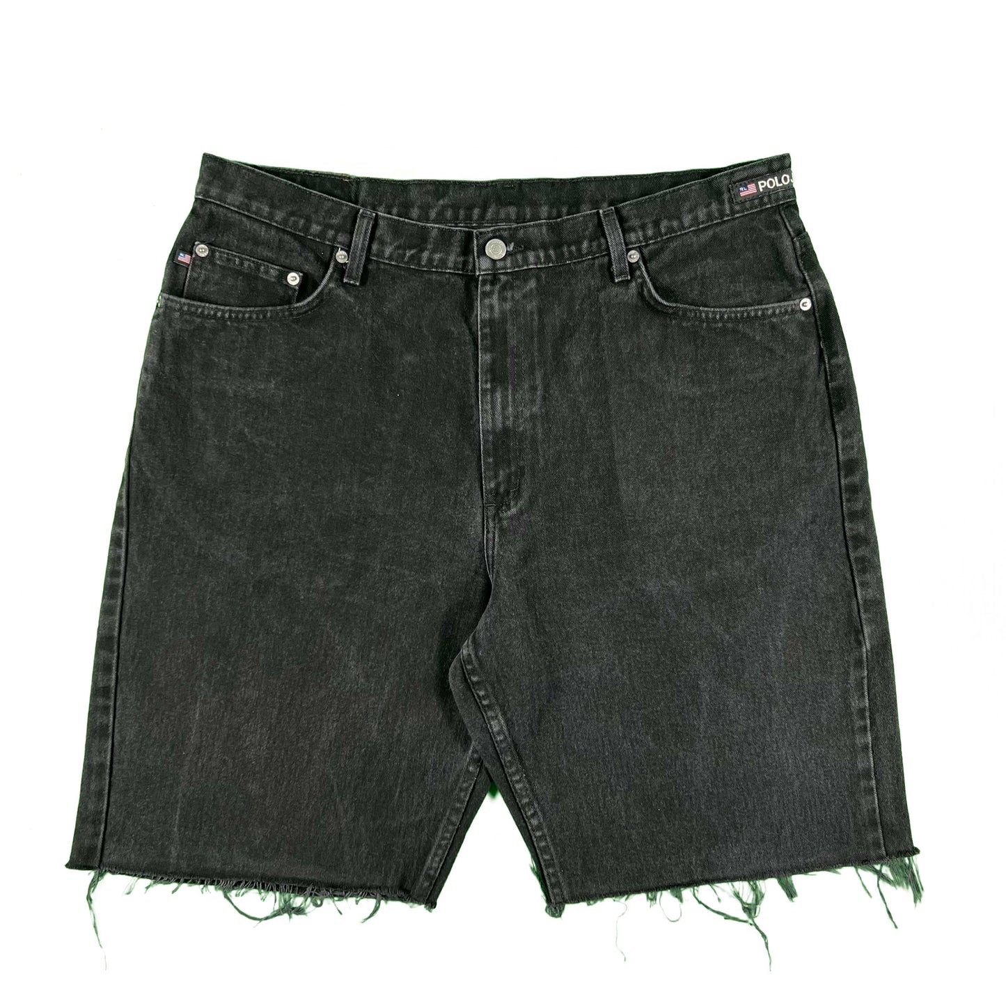 00s Polo Jeans Co Ralph Lauren Cut Off Baggy Denim Shorts- 37x9.5