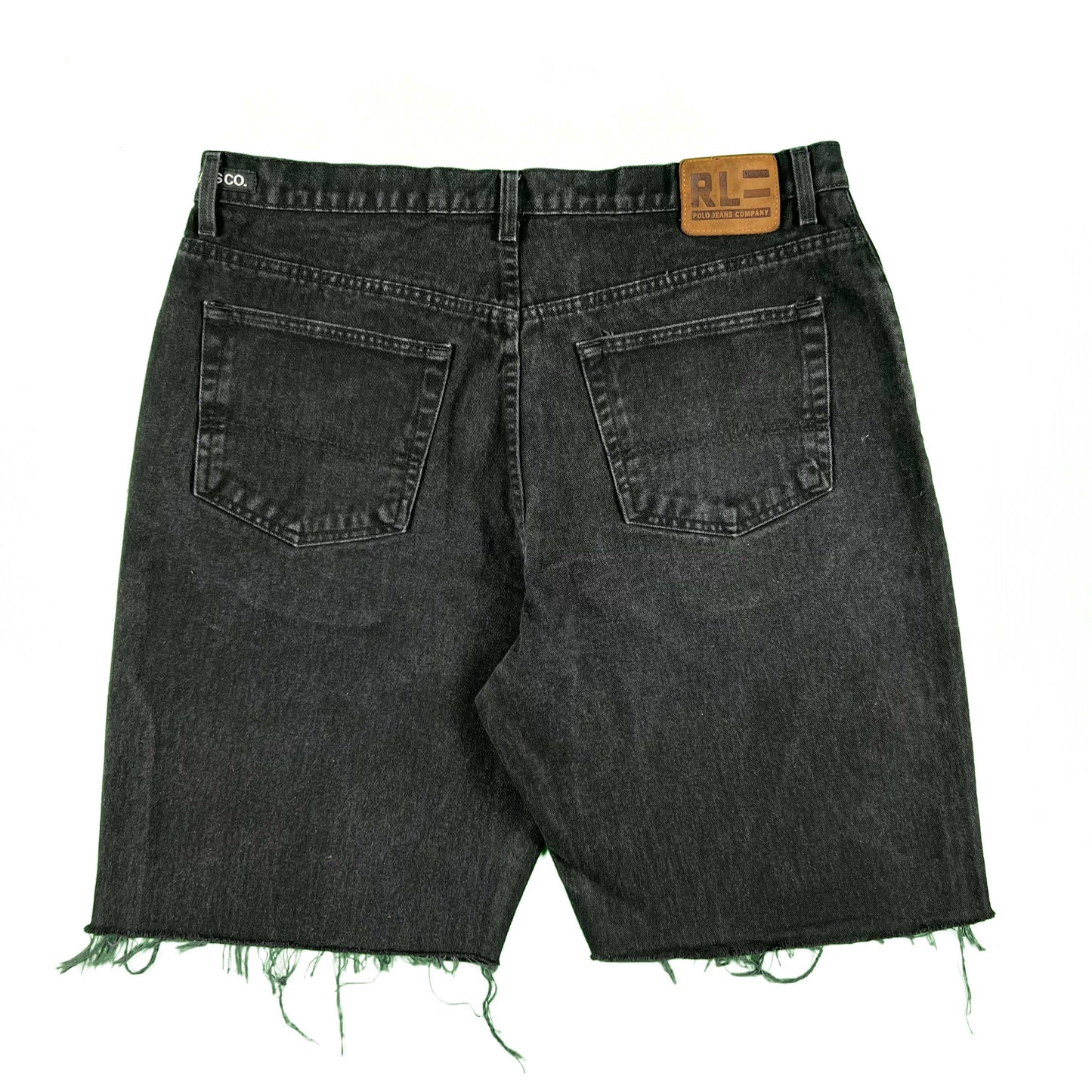 00s Polo Jeans Co Ralph Lauren Cut Off Baggy Denim Shorts- 37x9.5