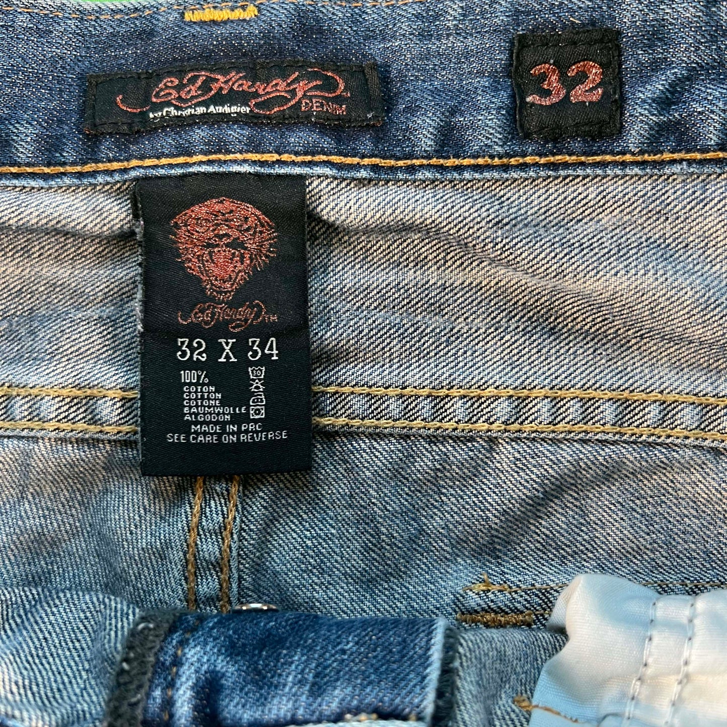 Ed Hardy Cut Off Denim Shorts- 30x11