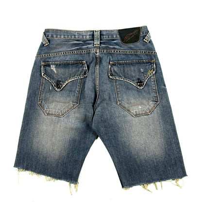 Ed Hardy Cut Off Denim Shorts- 30x11