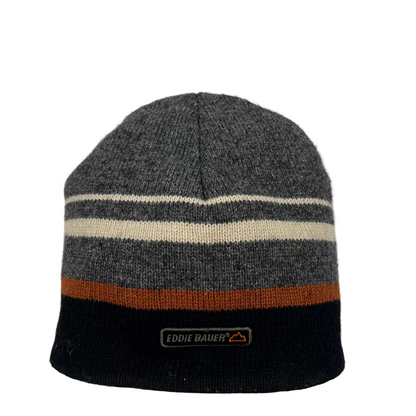 00s Eddie Bauer Striped Wool Beanie