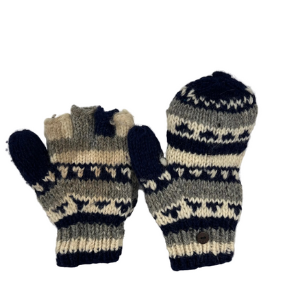 90s Knit Fingerless Mittens