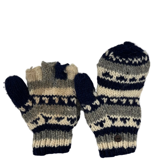90s Knit Fingerless Mittens