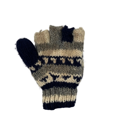 90s Knit Fingerless Mittens