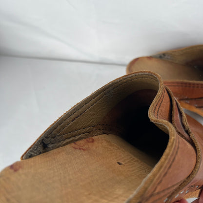 70s Wood and Leather Clogs- M's 9, W's 10.5