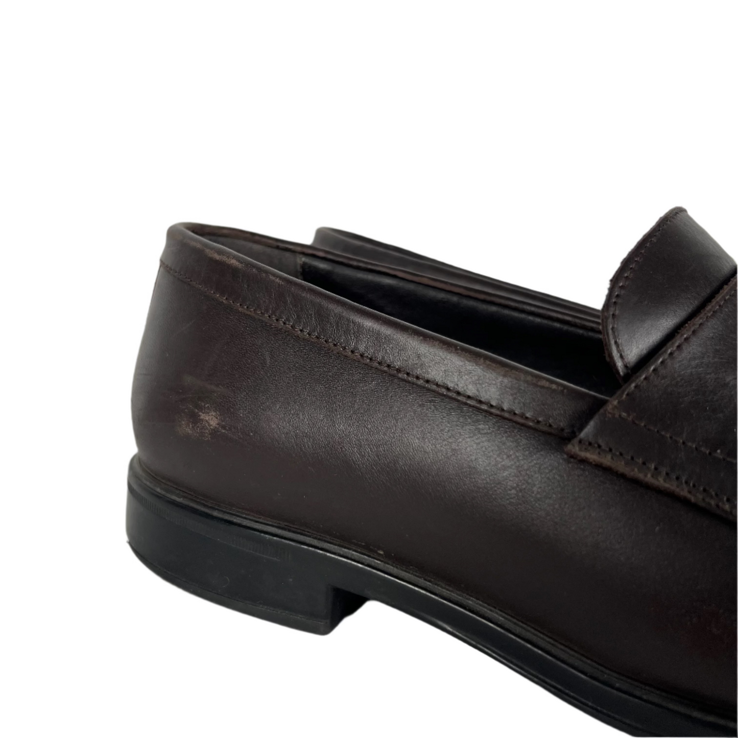 90s Allen Edmonds Mocha Brown Leather Penny Loafers- M's 10, W's 11.5