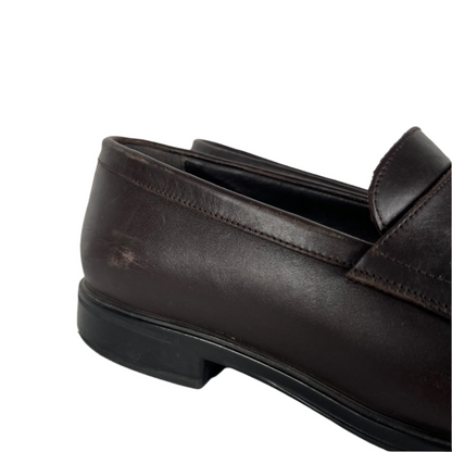 90s Allen Edmonds Mocha Brown Leather Penny Loafers- M's 10, W's 11.5