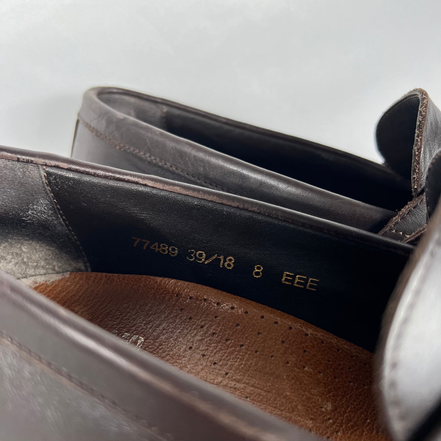 90s Allen Edmonds Mocha Brown Leather Penny Loafers- M's 10, W's 11.5