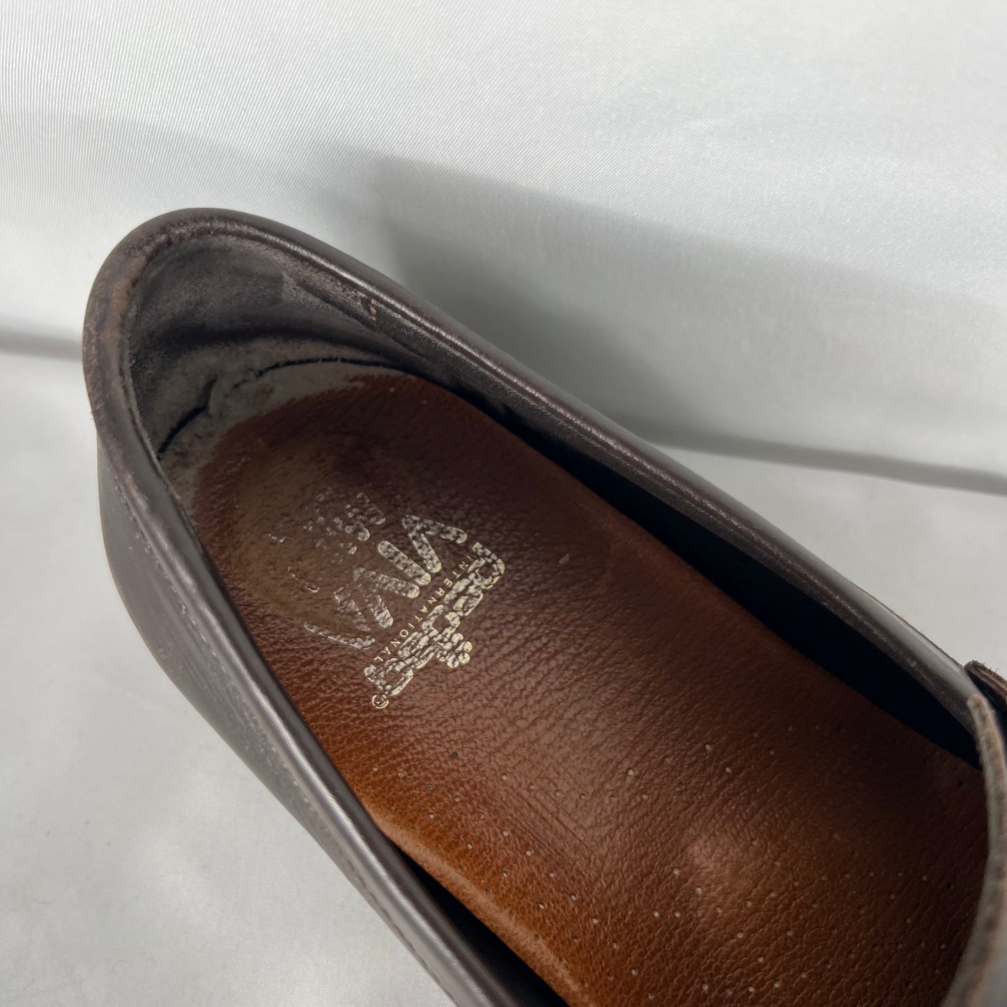 90s Allen Edmonds Mocha Brown Leather Penny Loafers- M's 10, W's 11.5