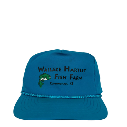 90s Wallace Hartley Fish Farm Hat