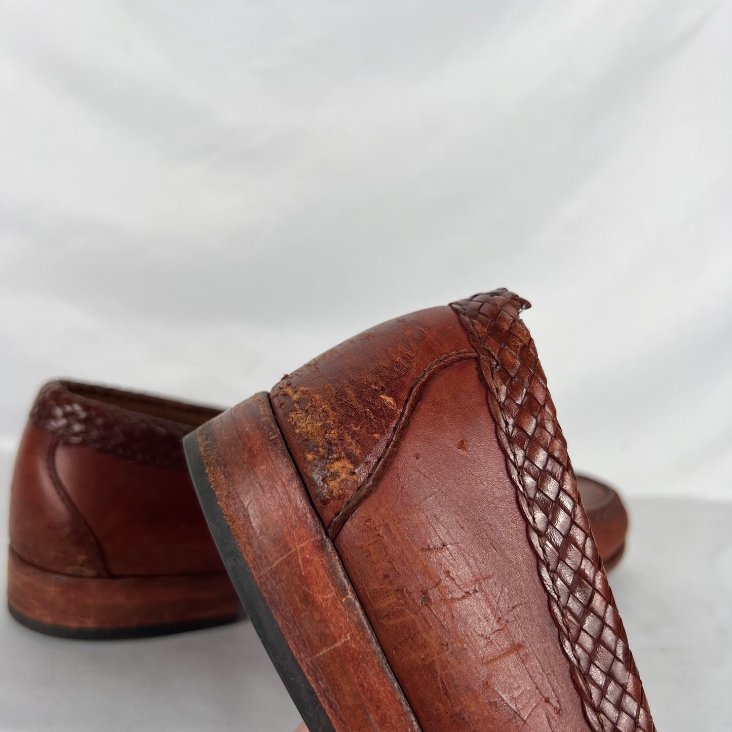 90s Well Worn Allen Edmonds Tassel Loafers- M's 11, W's 12.5