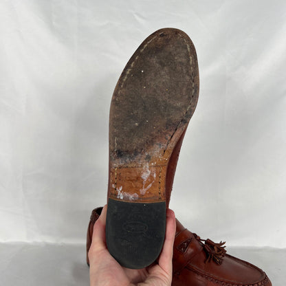 90s Well Worn Allen Edmonds Tassel Loafers- M's 11, W's 12.5