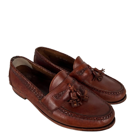 90s Well Worn Allen Edmonds Tassel Loafers- M's 11, W's 12.5