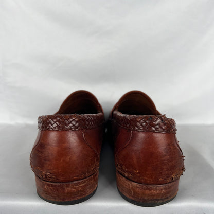 90s Well Worn Allen Edmonds Tassel Loafers- M's 11, W's 12.5