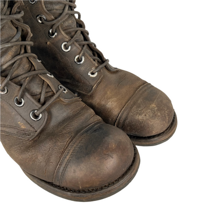 50s/60s Patina Black Combat Jumper Boots- M's 9, W's 10.5