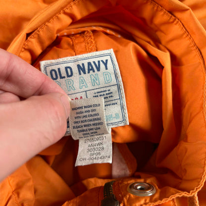 2005 Orange Old Navy Anorak- S
