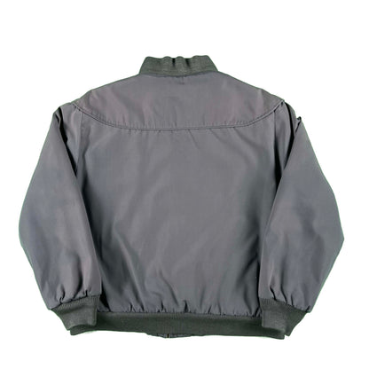 80s Fleece/Fur Lined Bomber Jacket- M