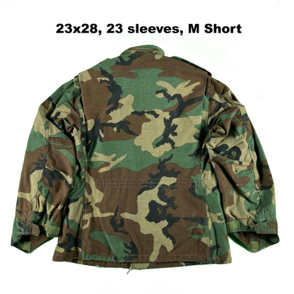 80s Woodland Camo M65 Army Field Jackets- SELECT JACKET