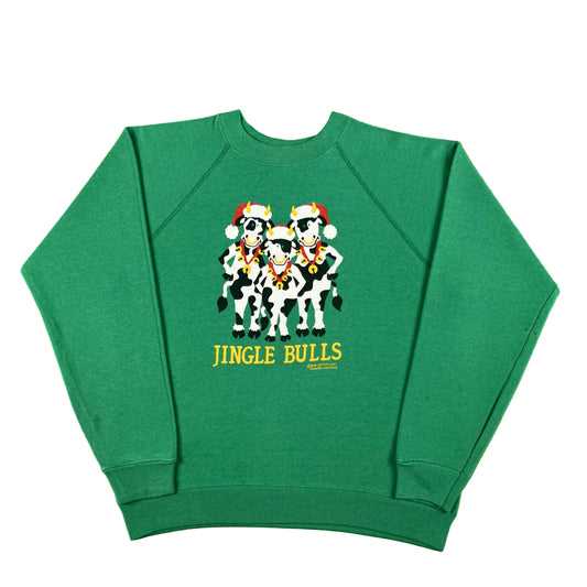 80s Jingle Bulls Sweatshirt- M