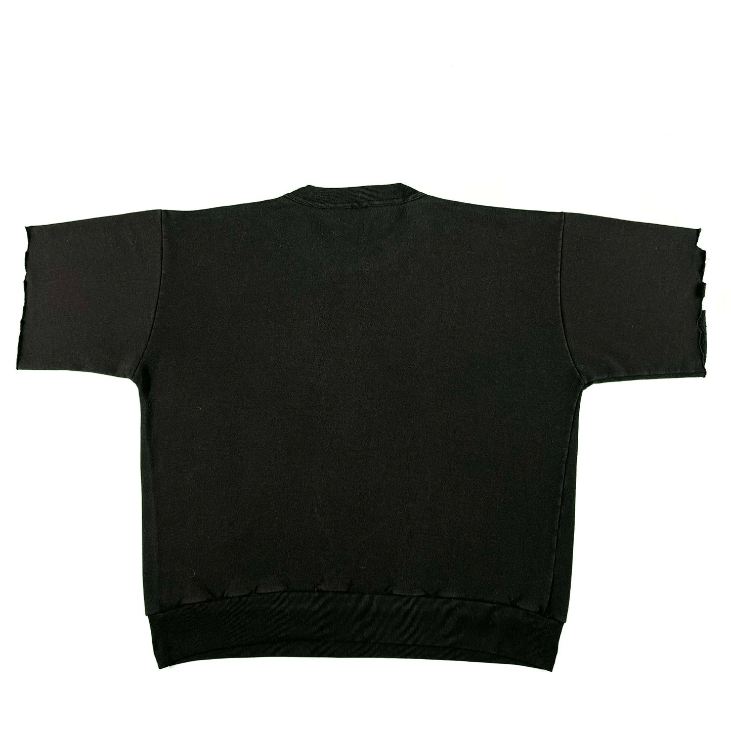 80s National Treasury Employees Union Chopped Black Sweat- XL