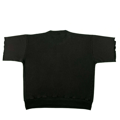 80s National Treasury Employees Union Chopped Black Sweat- XL