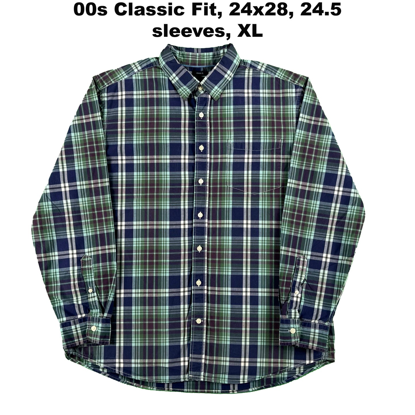 Vintage Gap 100% Cotton Button Up Shirts- SELECT SHIRT