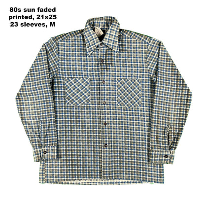 Vintage 100% Cotton Printed Flannel Shirts- SELECT SHIRT