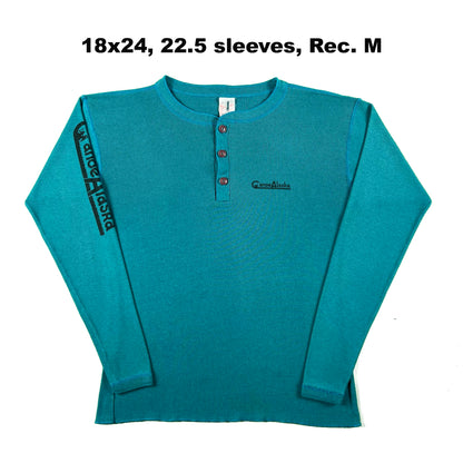 70s Graphic Henley Thermal Shirts- SELECT THERMAL