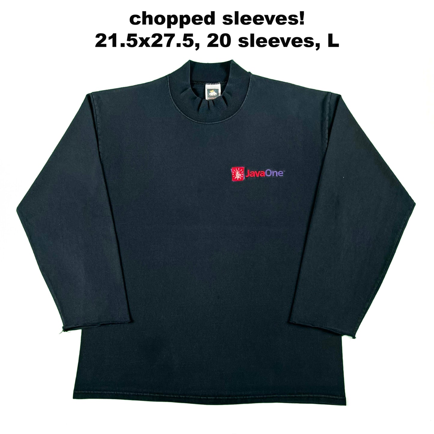 90s/00s 'Cotton Deluxe' Mock Neck Long Sleeve Tees- SELECT SHIRT