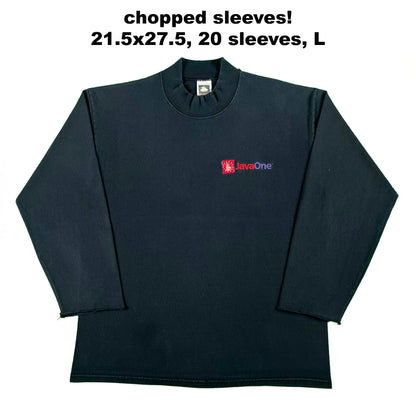 90s/00s 'Cotton Deluxe' Mock Neck Long Sleeve Tees- SELECT SHIRT
