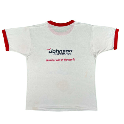 80s Fishing Derby Ringer Tee- L