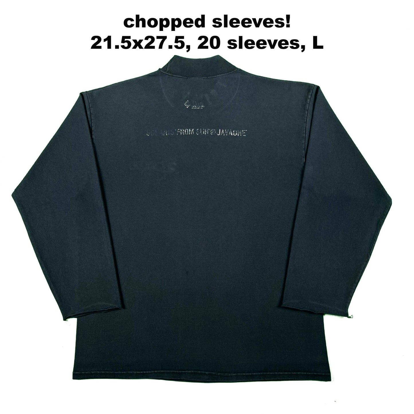 90s/00s 'Cotton Deluxe' Mock Neck Long Sleeve Tees- SELECT SHIRT