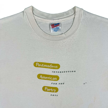 90s Postmodern American Poetry Tee- XL