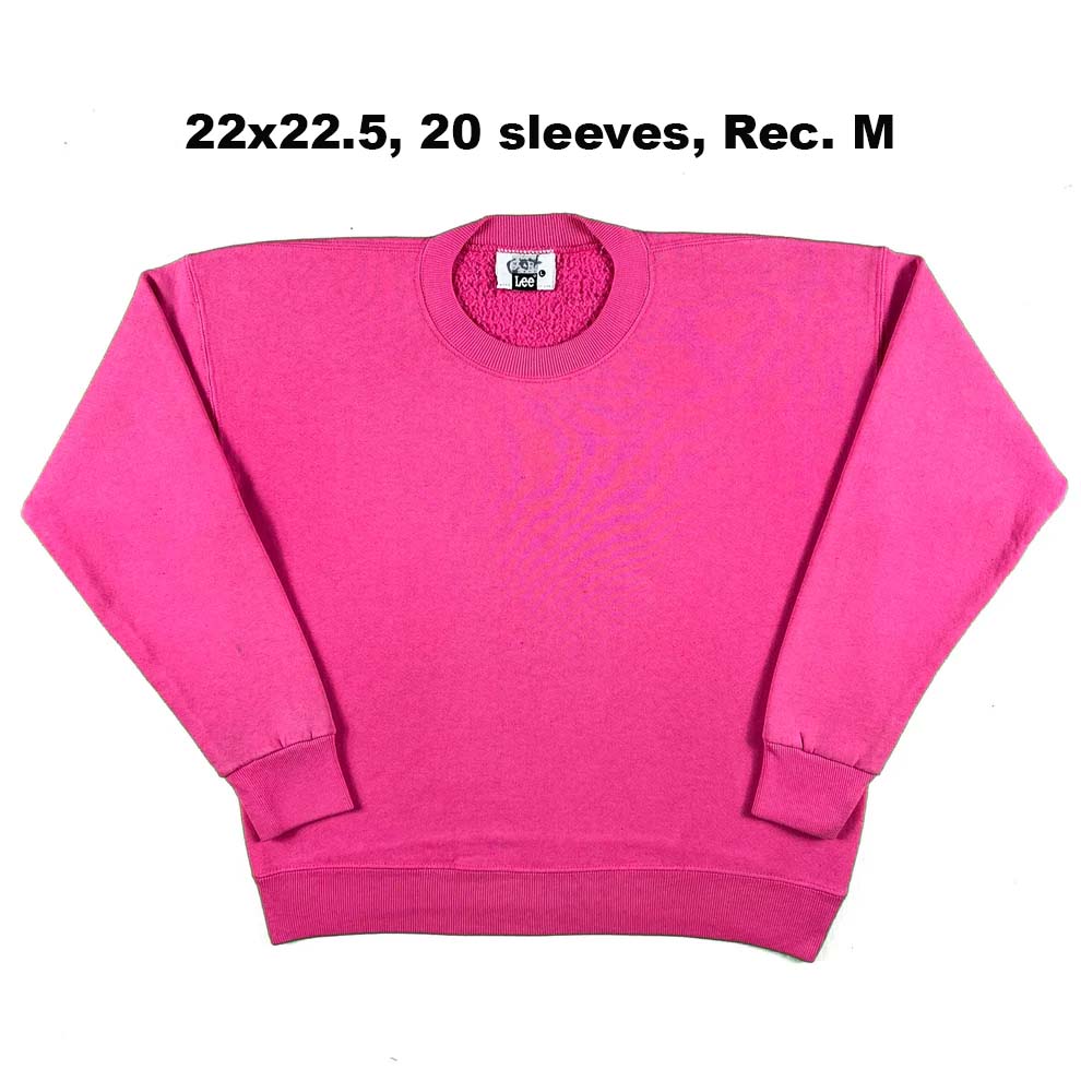 90s Boxy AF Pink Lee Sweatshirts- SELECT SWEAT