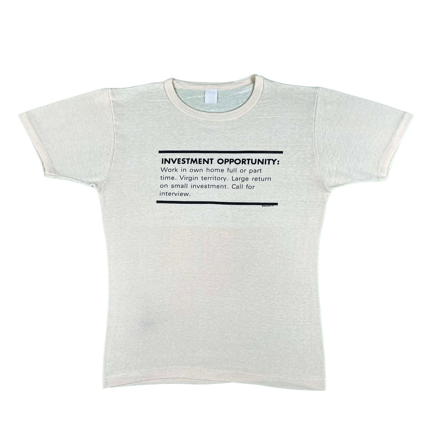 70s Investment Opportunity Tee- M