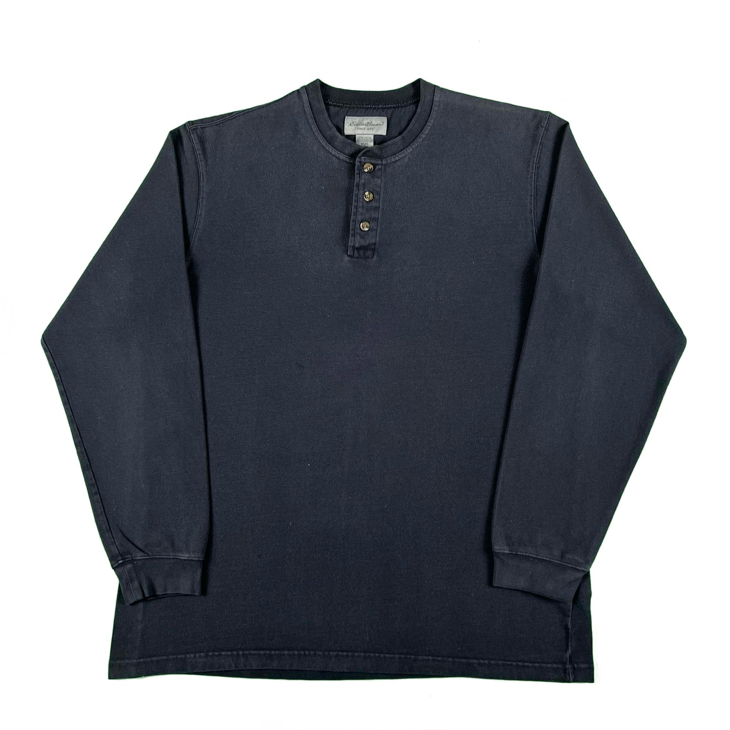 00s Eddie Bauer Long Sleeve Henley Tee- L