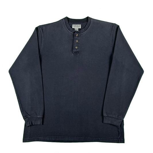 00s Eddie Bauer Long Sleeve Henley Tee- L