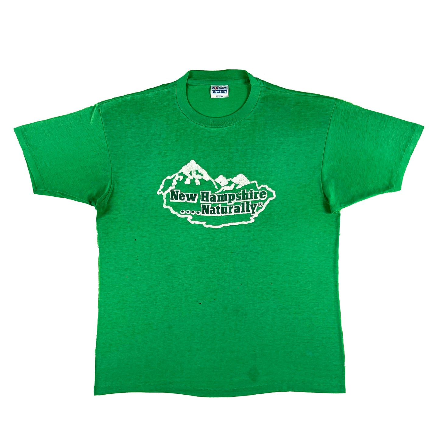80s Paper Thin New Hampshire...Naturally Tee- L