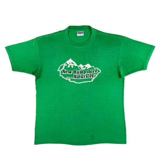 80s Paper Thin New Hampshire...Naturally Tee- L
